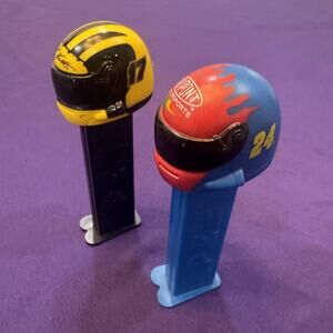 NASCAR PEZ Dispensers Lot Jeff Gordon 24 DuPont Matt Kenseth 17 Helmet Racing Se